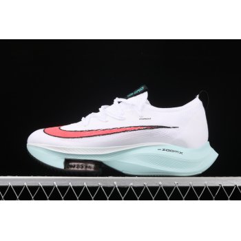 2020 Nike Air Zoom Alphafly NEXT% White Red Black Electric Green CI9925-010 Shoes